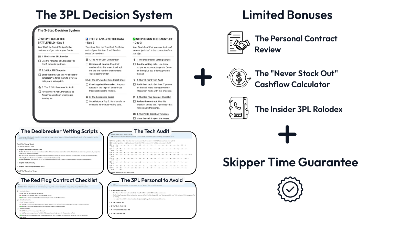 Skipper Studio 3PL Decision System