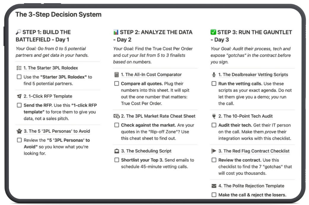 Skipper Studio 3PL Decision System Skipper Studio 3PL Decision System